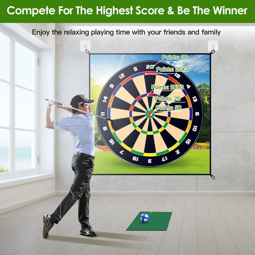 Target mat scoring zones