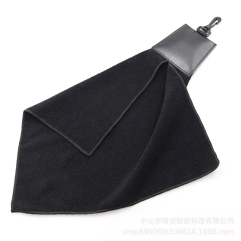 Waffle-Weave Microfiber Golf Towel with Bag Clip