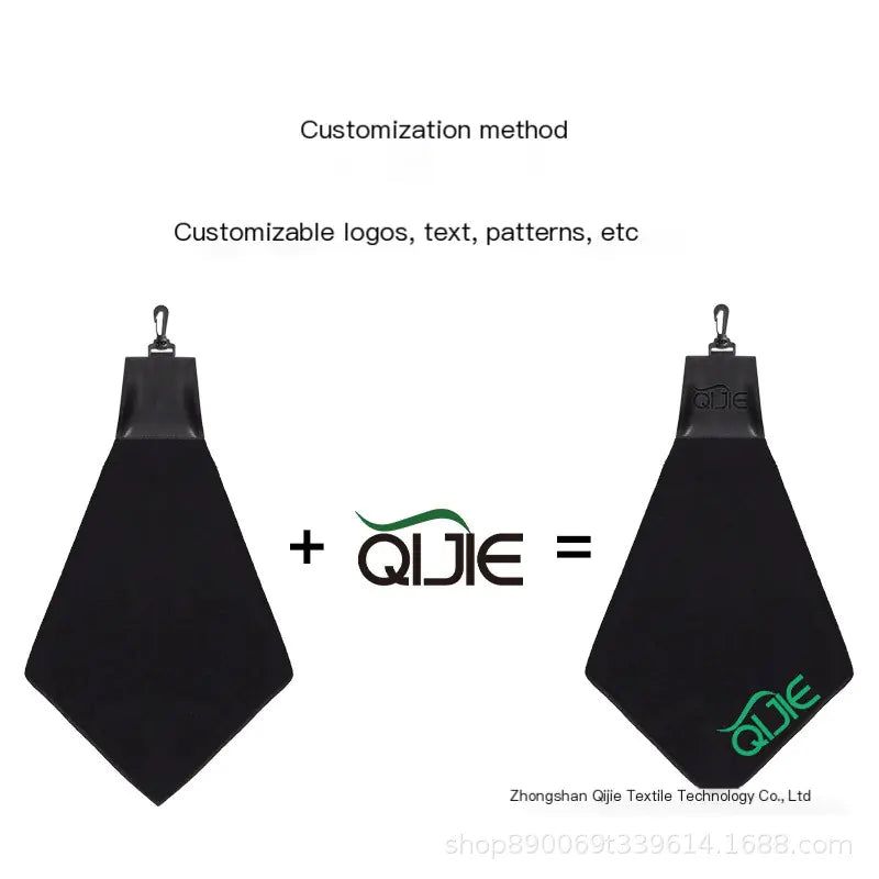 Waffle-Weave Microfiber Golf Towel with Bag Clip