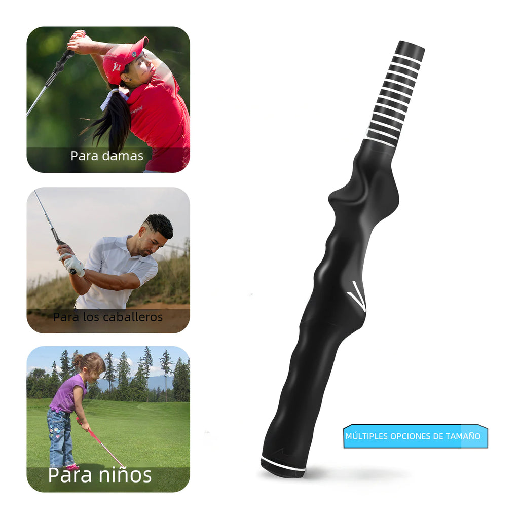 Molded Golf Grip Trainer for Correct Hand Placement