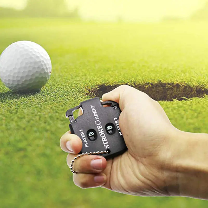 Clip-On Golf Stroke & Putt Counter