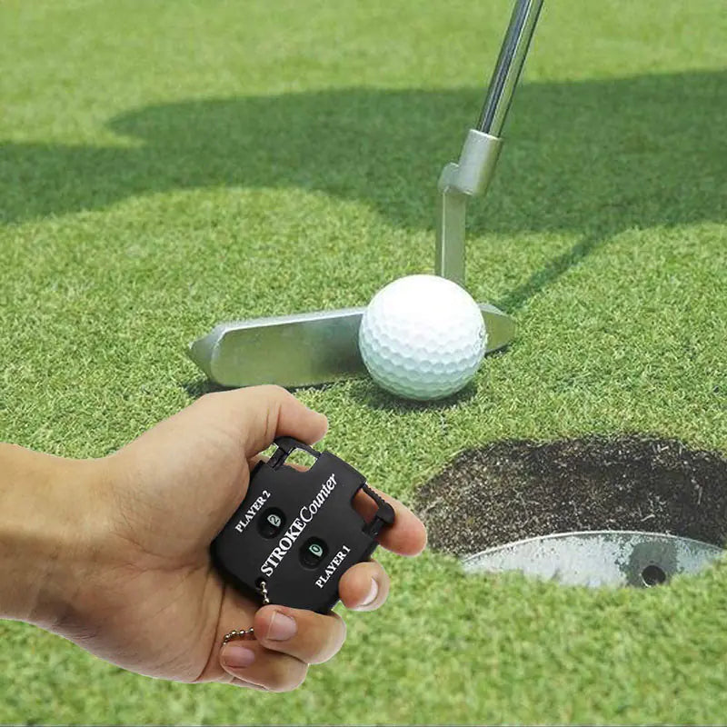 Clip-On Golf Stroke & Putt Counter