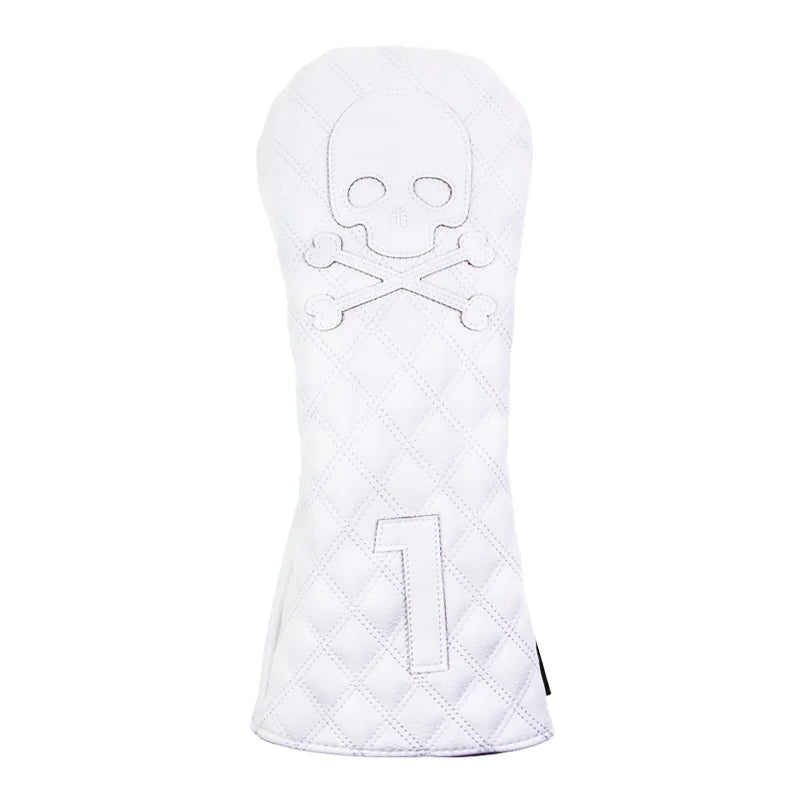 Synthetic Leather Golf Headcover Set — Driver, Fairway & Hybrid